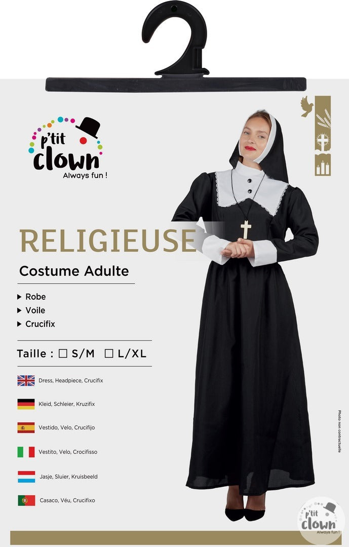 Adult Deluxe Nun Costume S/M – Barry's Balloons