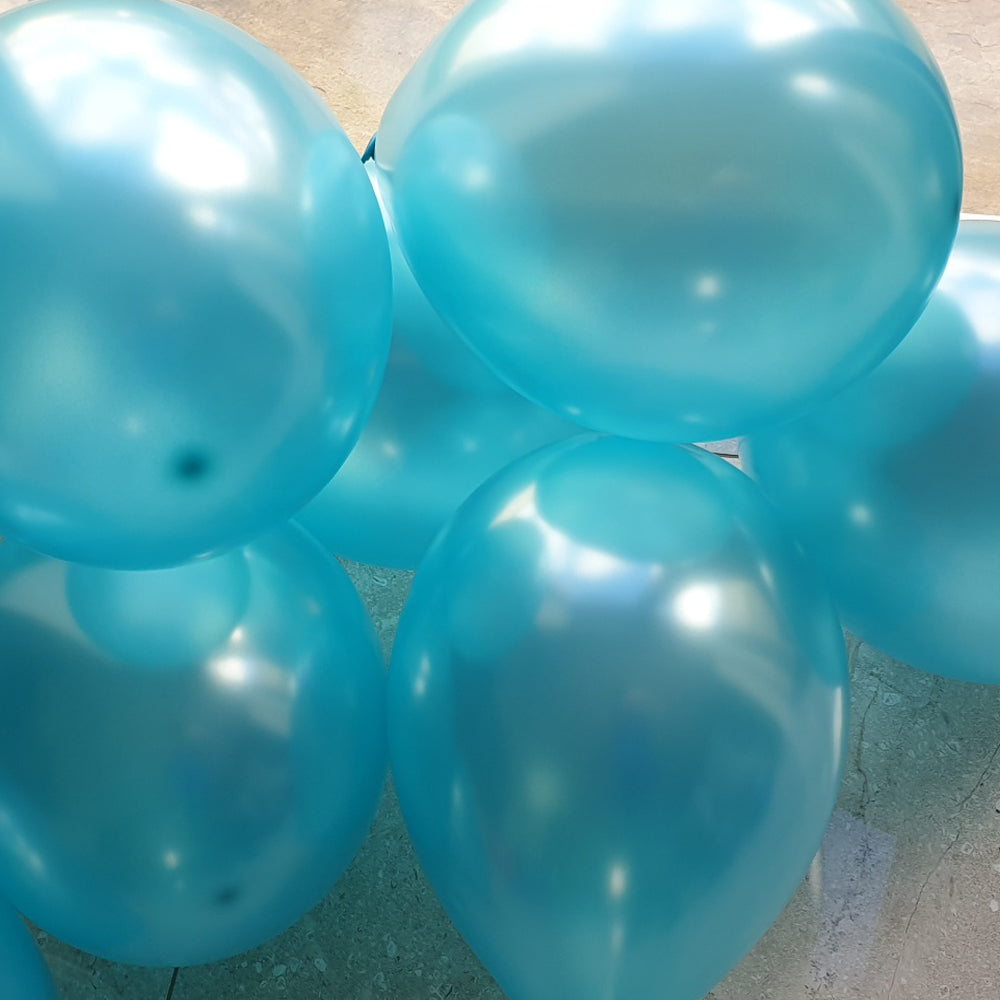 Azure Balloons - E95 Bag of 50 Eire Shiny Balloons