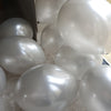 Silver Balloons - E204 Bag of 50 Eire Pearlised Balloons