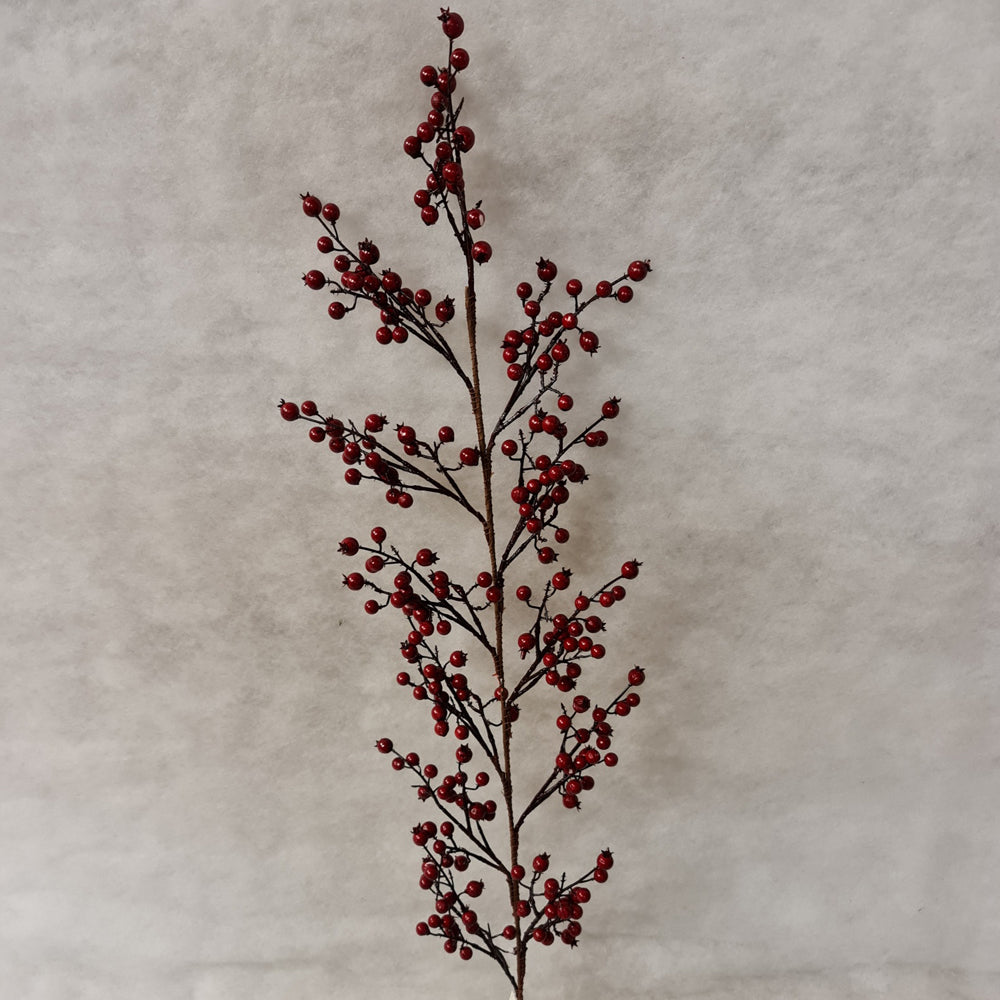 Buy Large Red Berry Stem 65cm in Australia