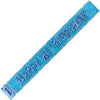 Birthday Glitz Strip Banner - Blue 21st Birthday