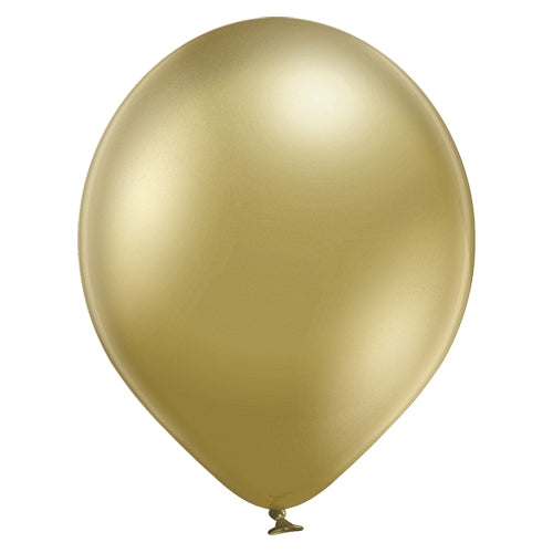 Gold Balloons - Glossy Gold Bag of 100 Glossy Balloons