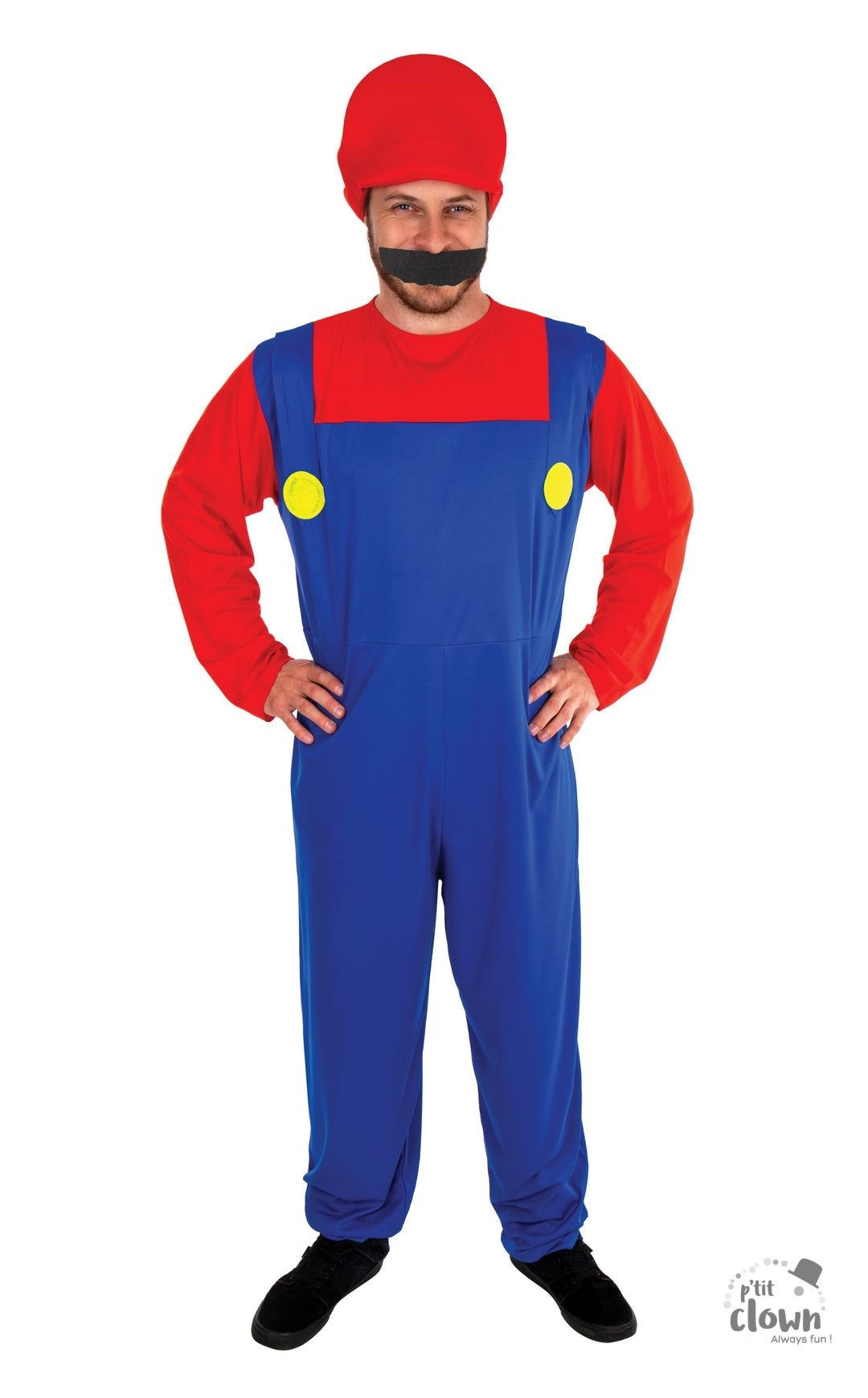 Adult Plumber Costume (Red)