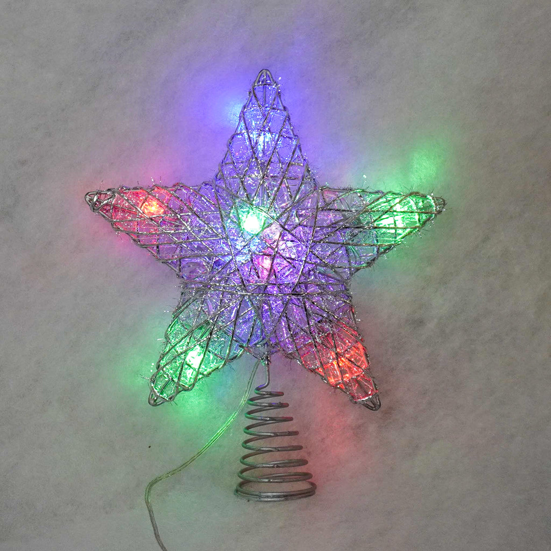 Christmas Tree Star Topper 'Woven'