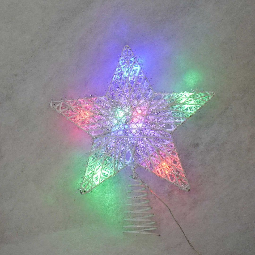 Christmas Tree Star Topper 'Woven'