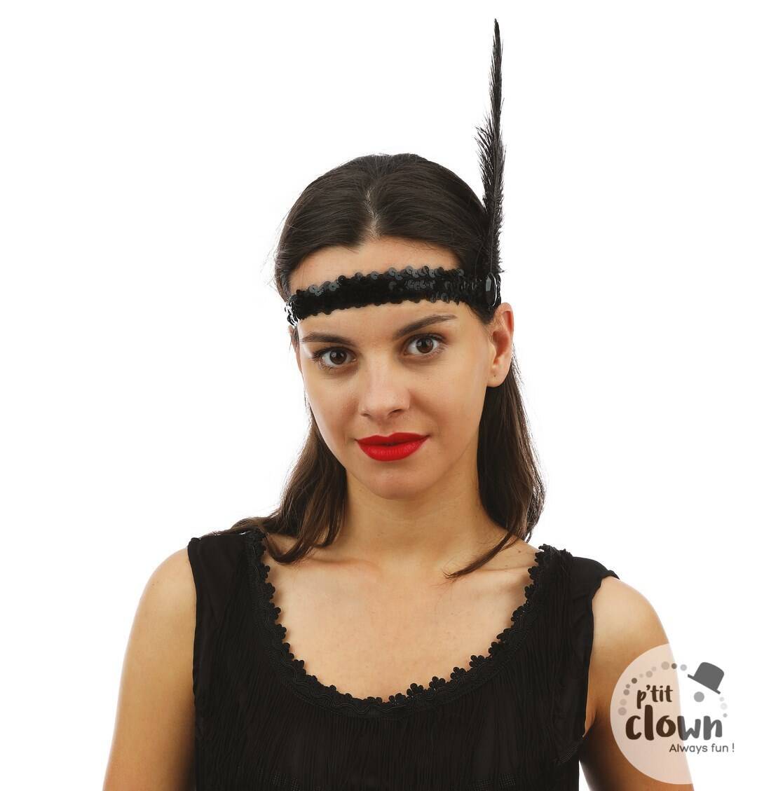 20's - Charleston Headpiece (Black)