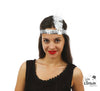 20's - Charleston Headpiece (White)