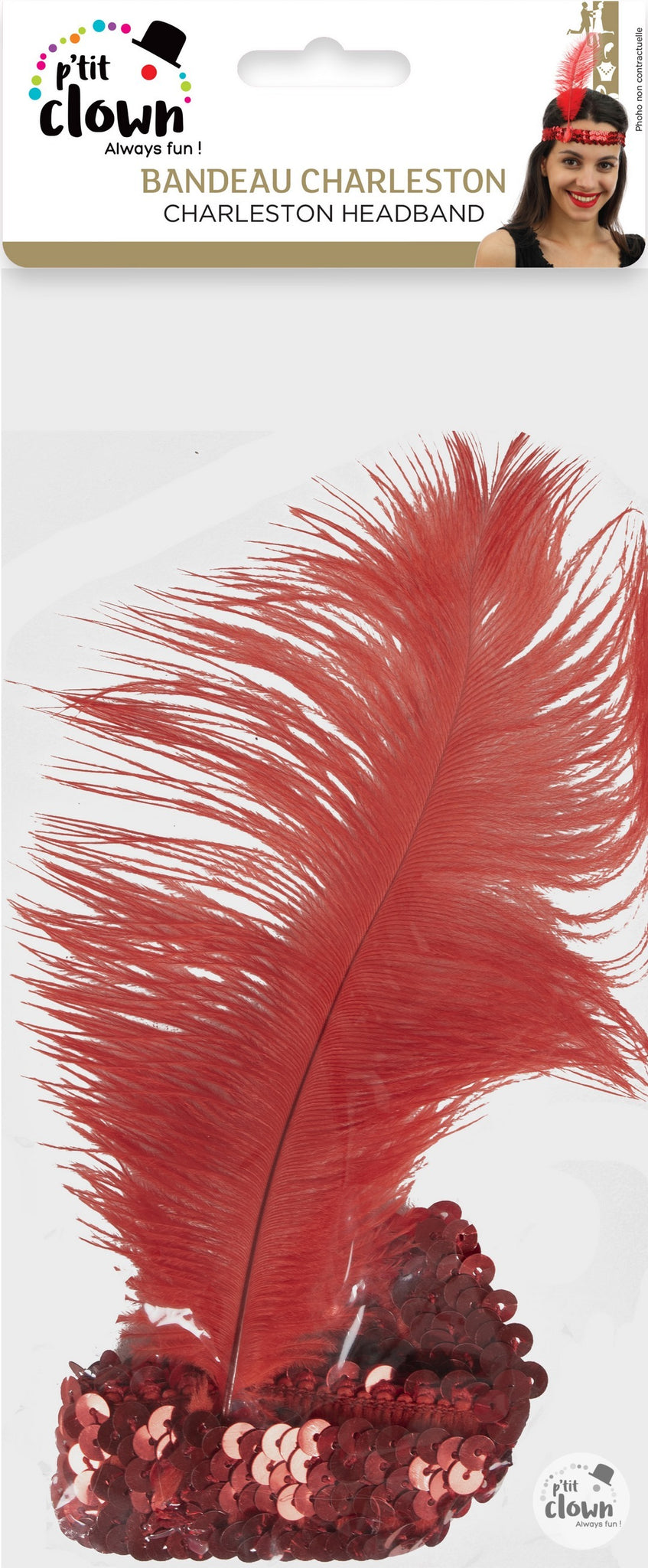 20's - Charleston Headpiece (Red)