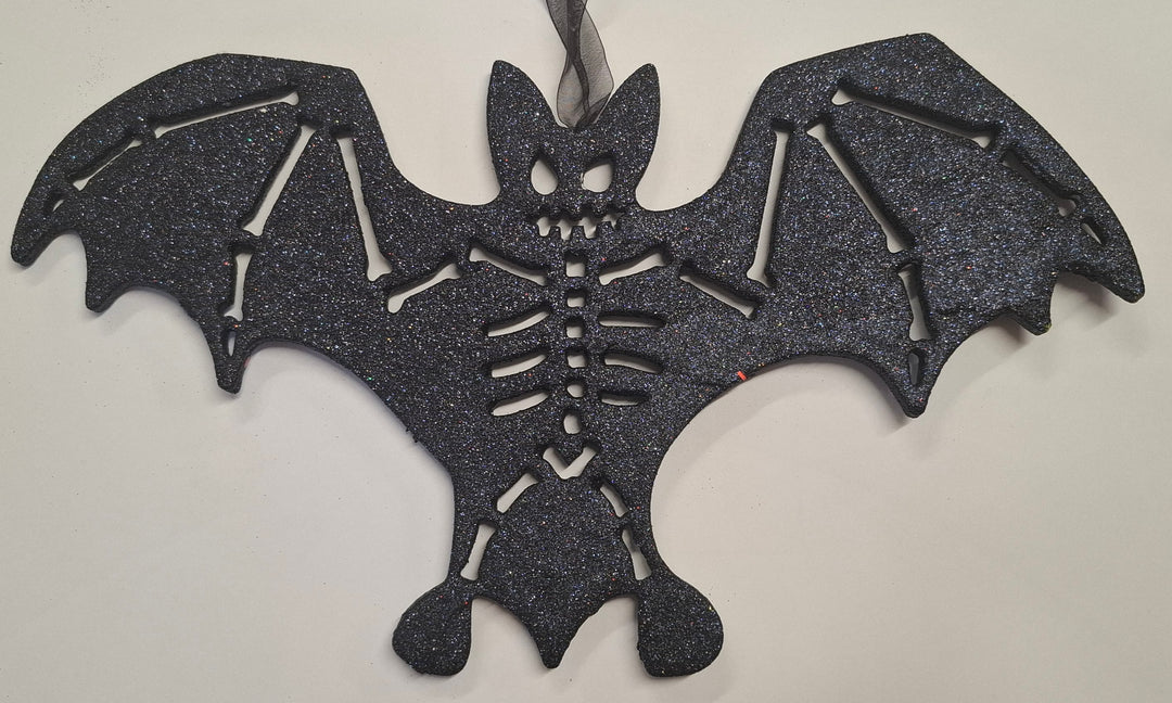 Halloween: Glitter Bat Decoration (Black)