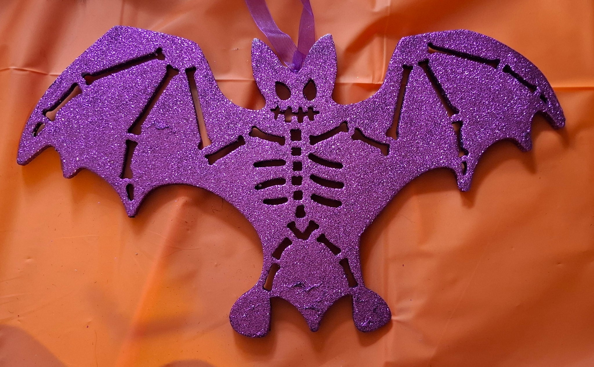 Halloween: Glitter Bat Decoration (Pink)