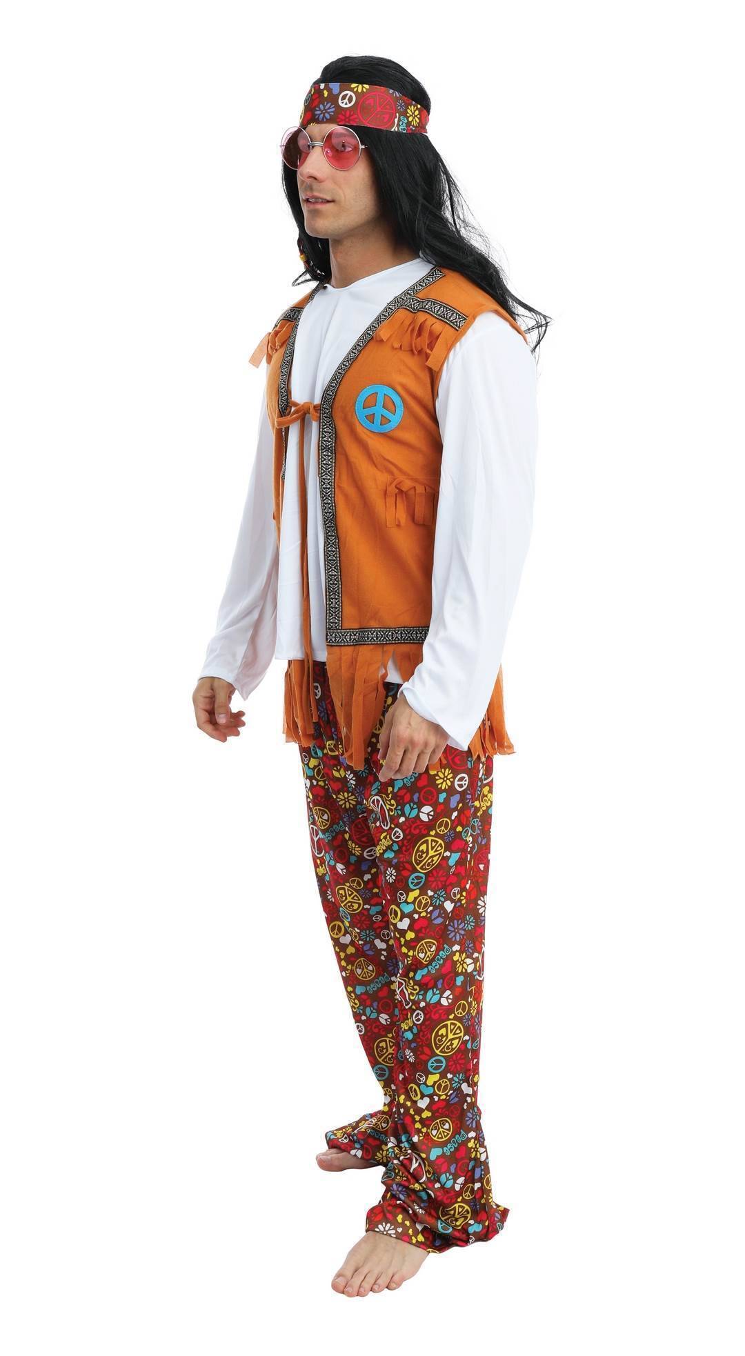 Adult Hippie Costume L/XL