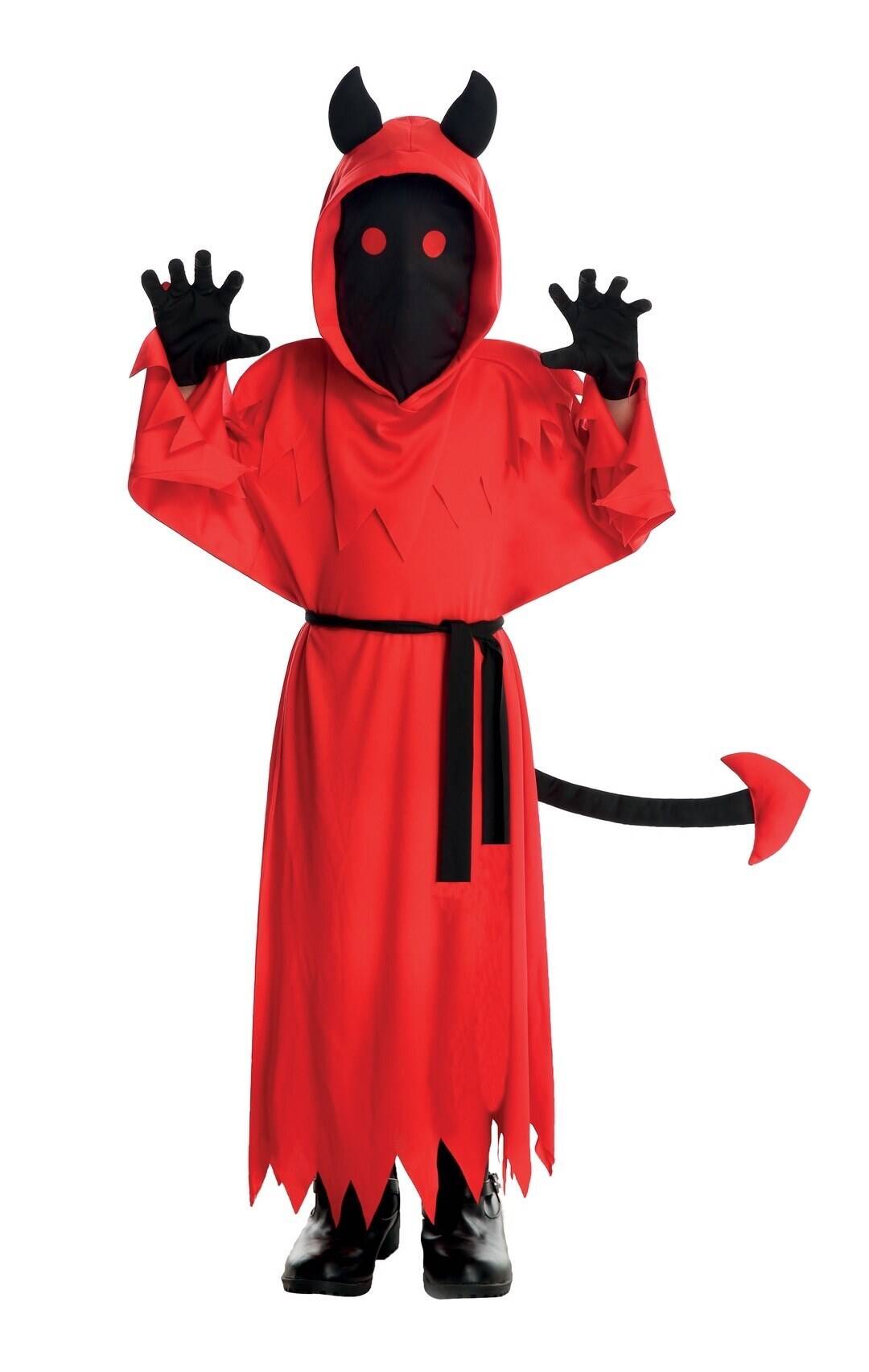 Child Masked Devil Costume 5 -6 years
