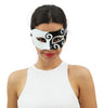 Costume Mask- Venetian Mask (White and Black)