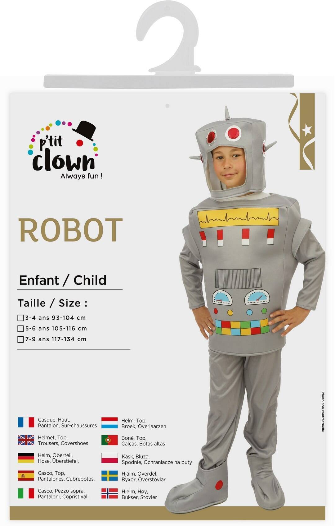 Child Robot Costume 3- 4 years