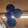 1 Christmas Bauble - Blue Shiny -  30cm