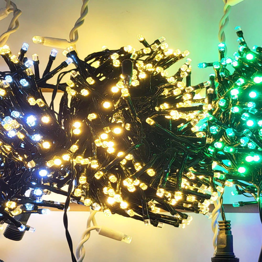 360 Warm White Christmas Connectable Cluster Lights