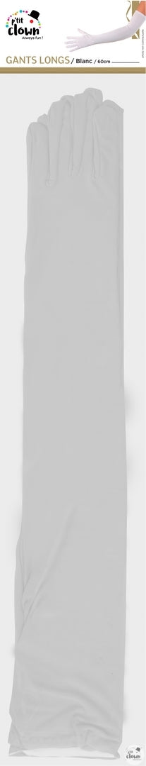 Costume Long Gloves (White)