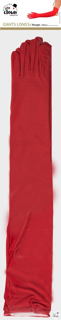 Costume Long Gloves (Red)