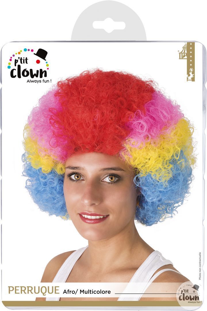 Clown - Multicoloured Wig