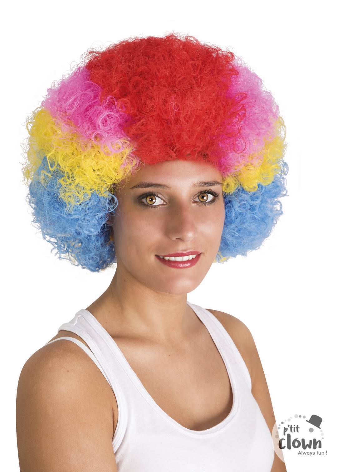 Clown - Multicoloured Wig