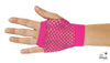 Costume 80's Neon Fishnet Mittens (Pink)