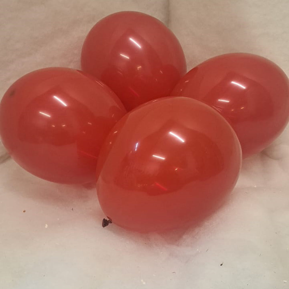 Red Balloons - E107 Bag of 50 Eire Pastel Garnet Balloons