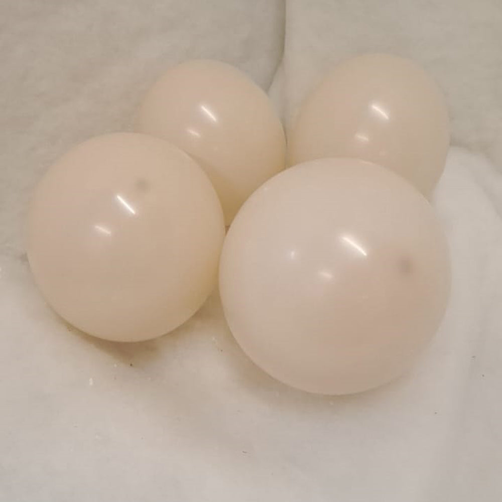 White Balloons - E80 Bag of 50 Eire White Sand Pastel Balloons