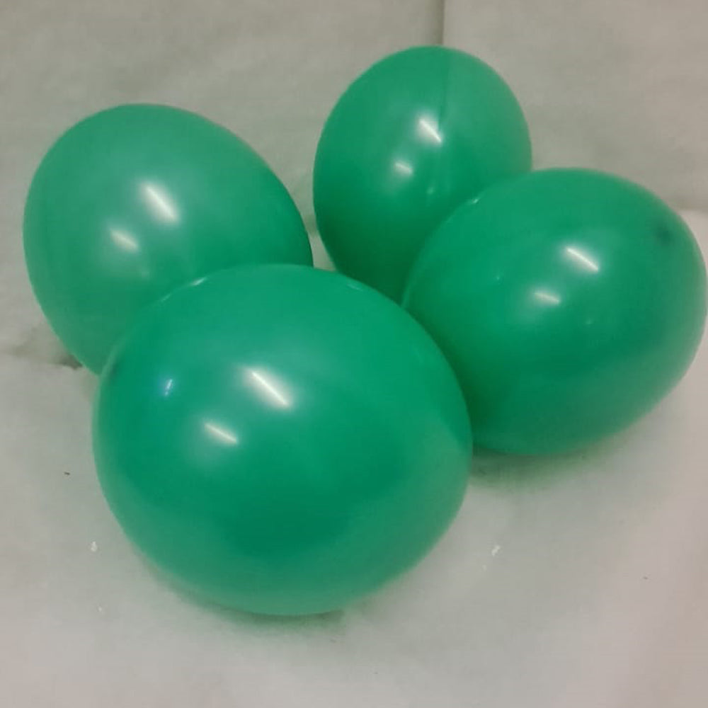 Green Balloons - E109 Bag of 50 Eire Mid Green Pastel Balloons