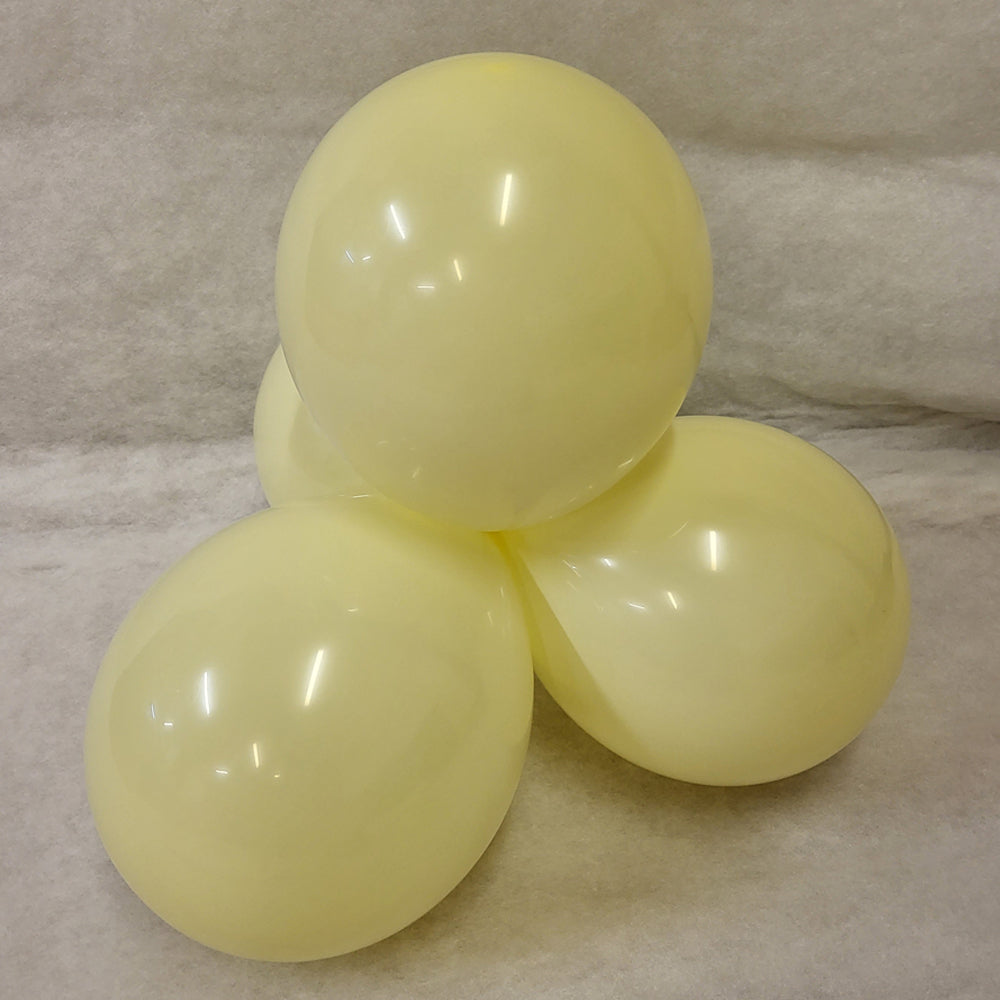 Yellow Balloons - E115 Bag of 50 Eire Macaroon Yellow Balloons