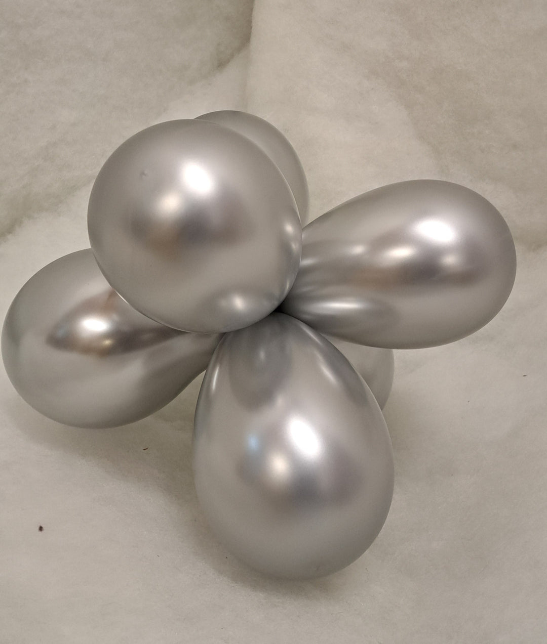 Silver Balloons - E29 bag of 100 x 5" Eire Chrome Silver Balloons