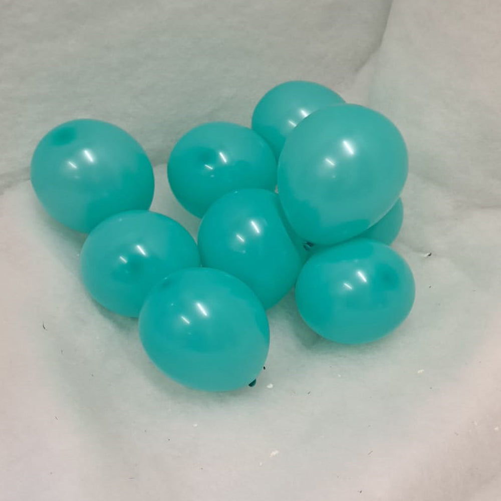 Green Balloons - E34 bag of 100 x 5" Eire Pastel Aqua balloons