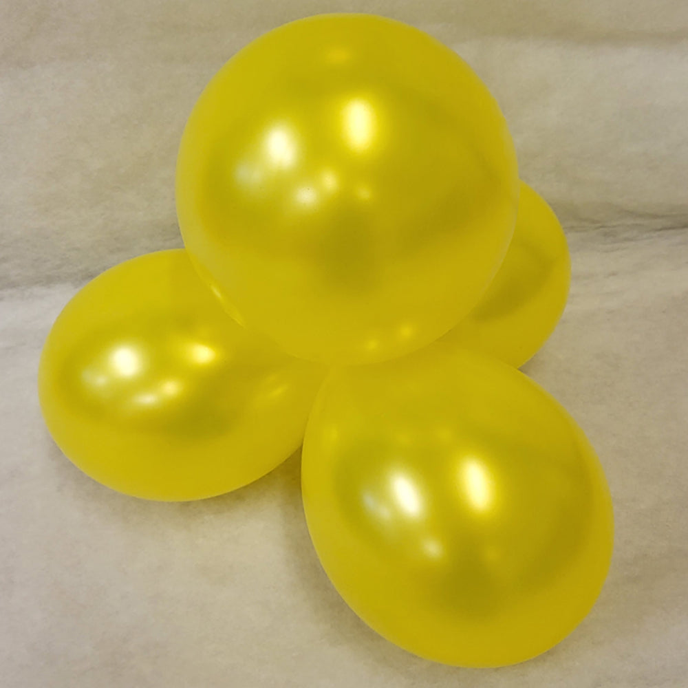 Yellow Balloons - E39 Bag of 50 Eire Shiny Yellow Balloons