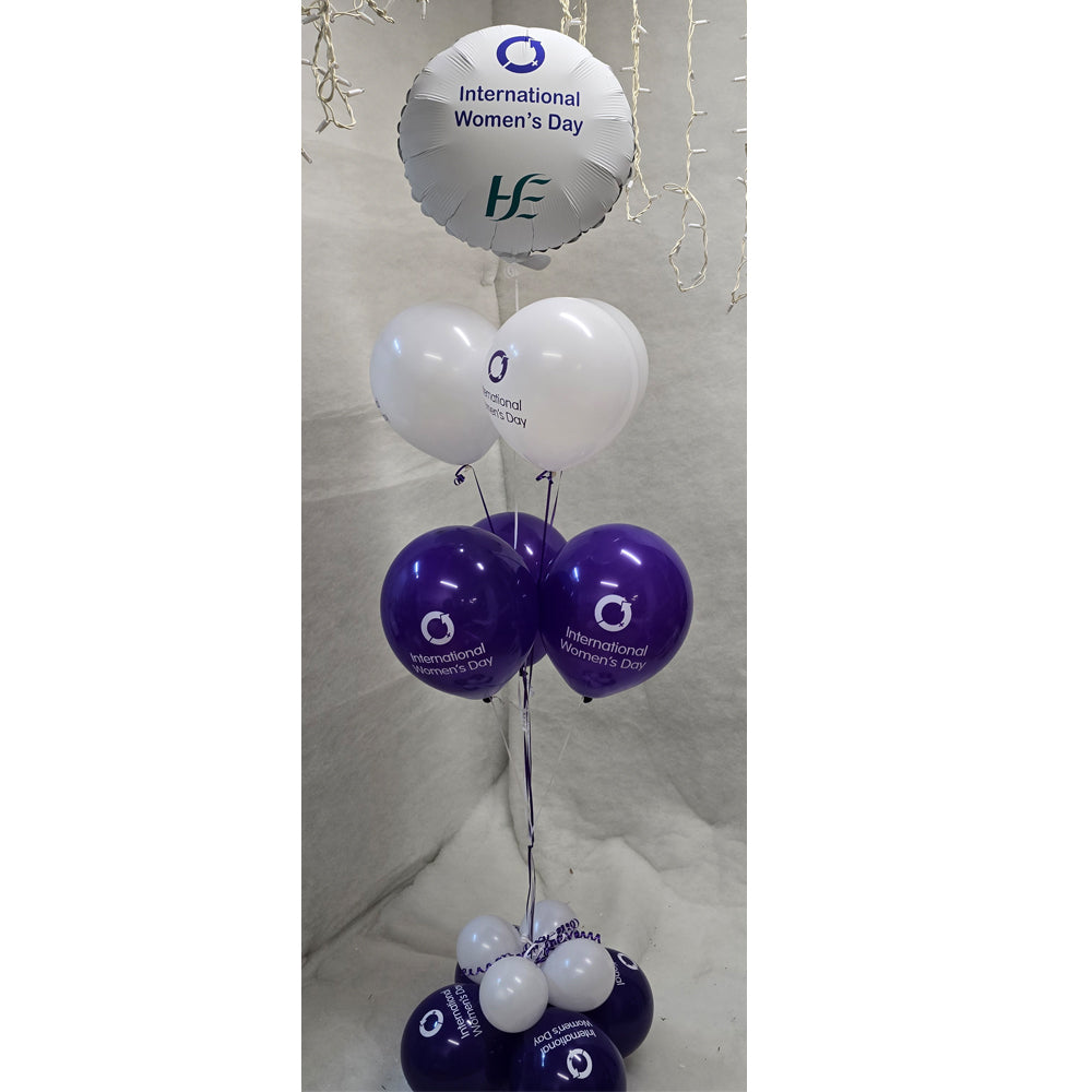 International Women's Day photo balloon bouquet