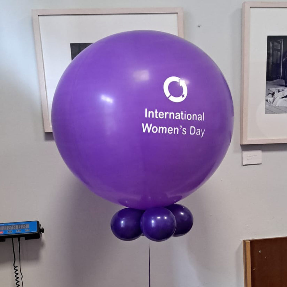 International Women's Day Printed Paddle balloon