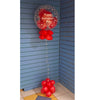 Valentine's Bubble Balloon Bouquet Ref 501