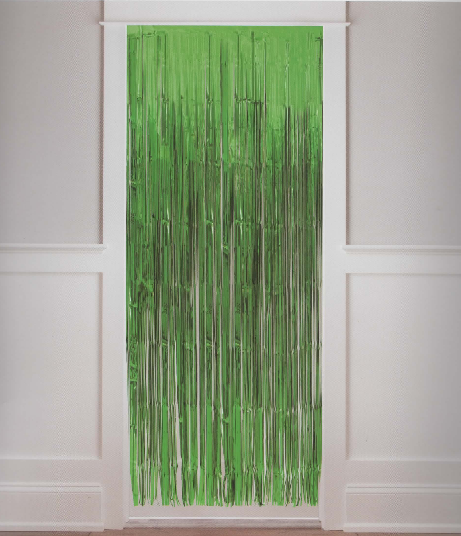 Fringe Door Curtain (Green)