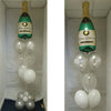 Birthday Balloon Bouquet - With Large foil balloon & Accompanying 6 Balloons