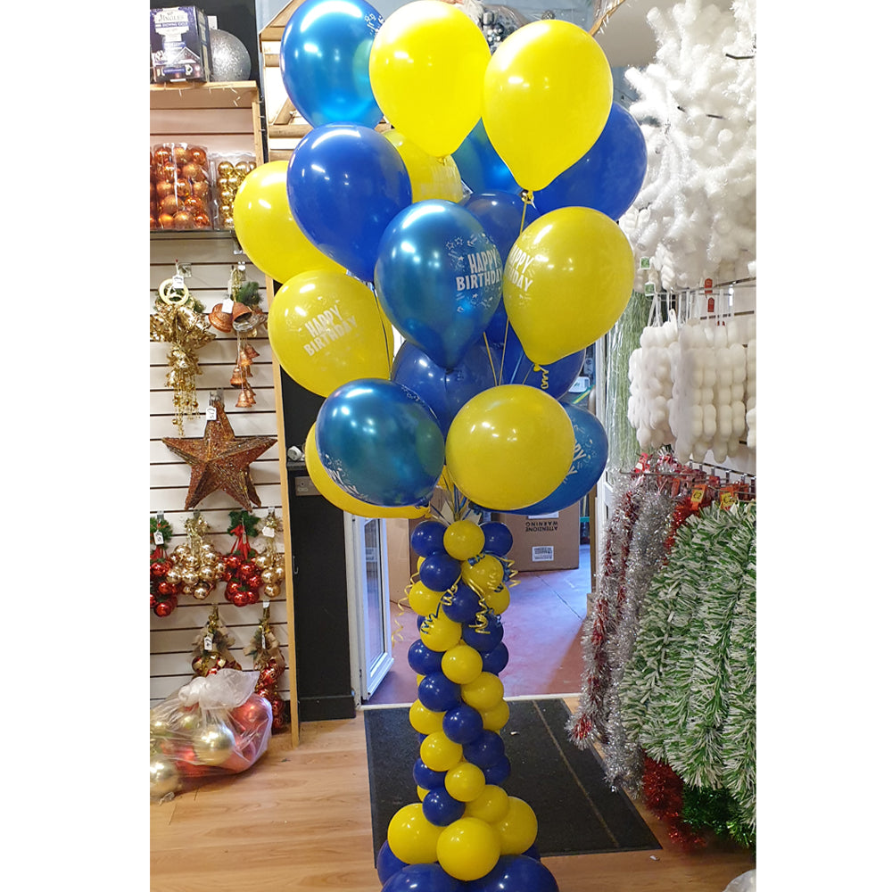 Bouquet with balloon spiral - 20 balloon plus spiral