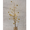150cm gold bauble tree