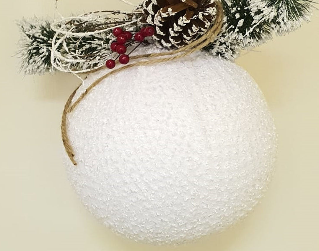 White snowy ball
