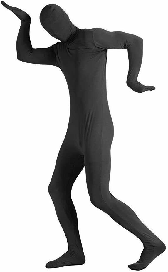 Adult 2nd Skin Jumpsuit Costume - Black