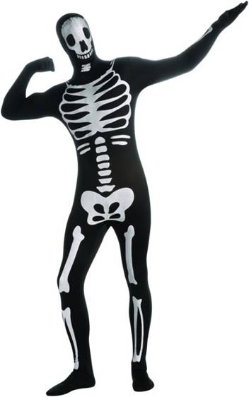 Adult 2nd Skin Jumpsuit Costume - Skeleton