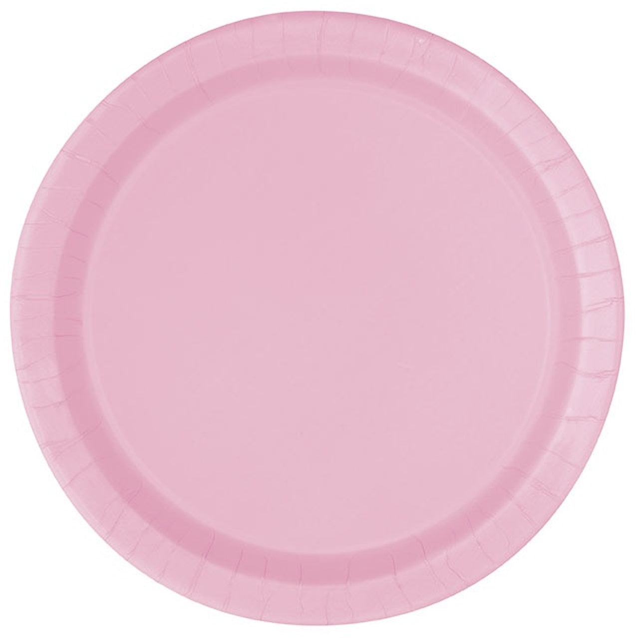 Paper Plates 9" - Baby Pink