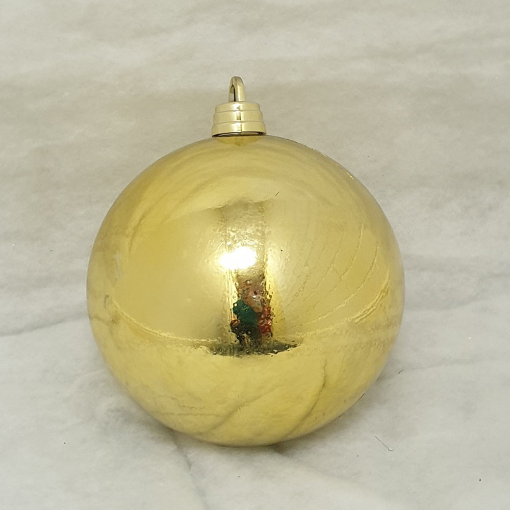 30cm Gold Shiny Christmas Bauble