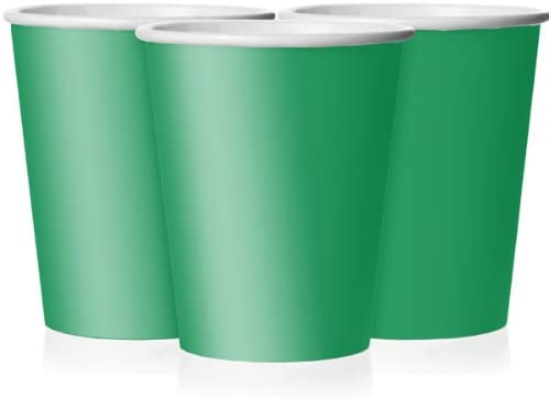 Paper Cups - Emerald Green