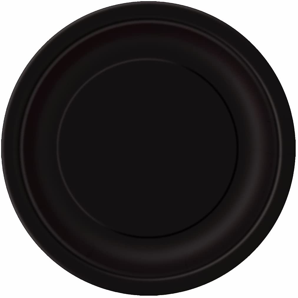 Paper Plates 9" - Black