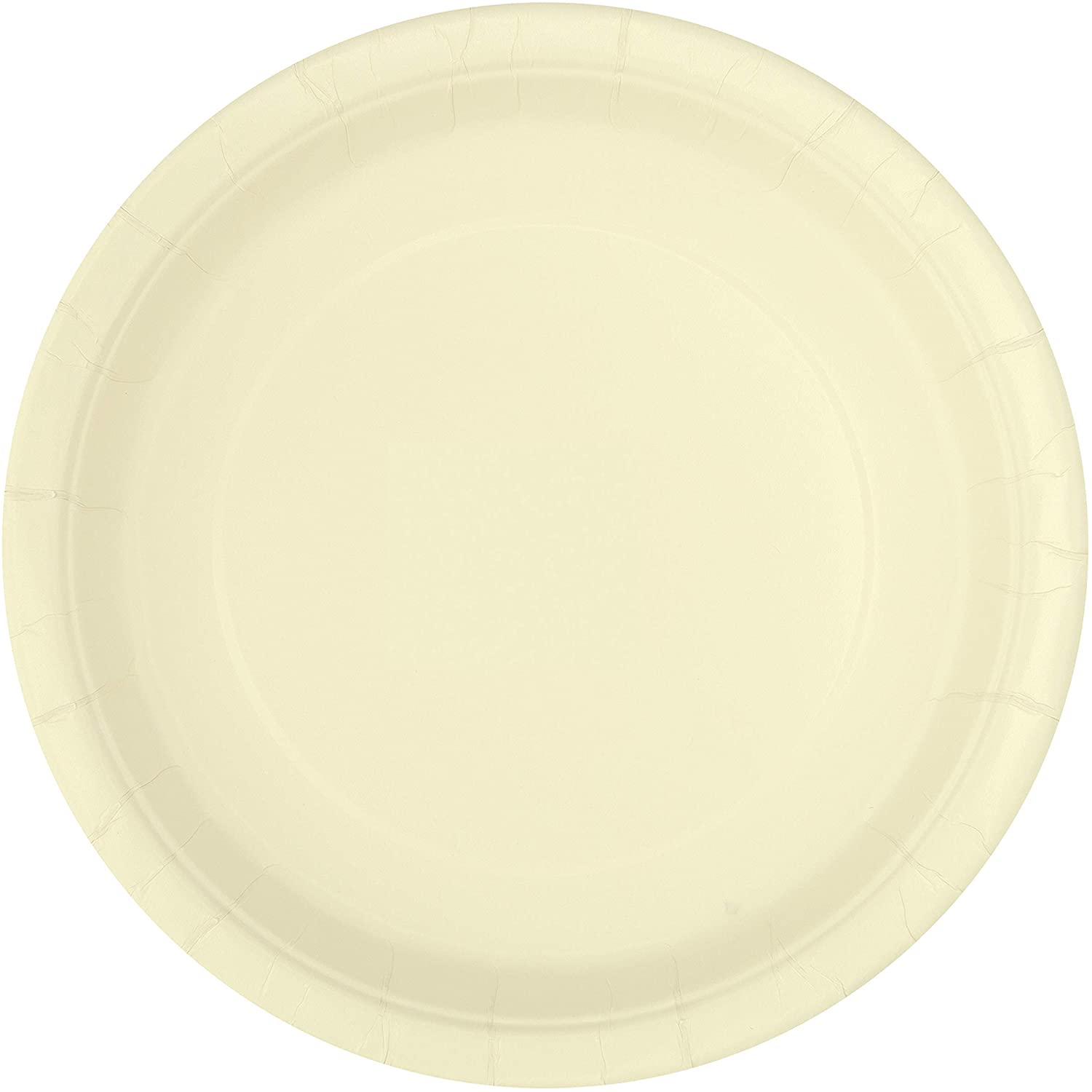 Paper Plates 9" - Vanilla Cream