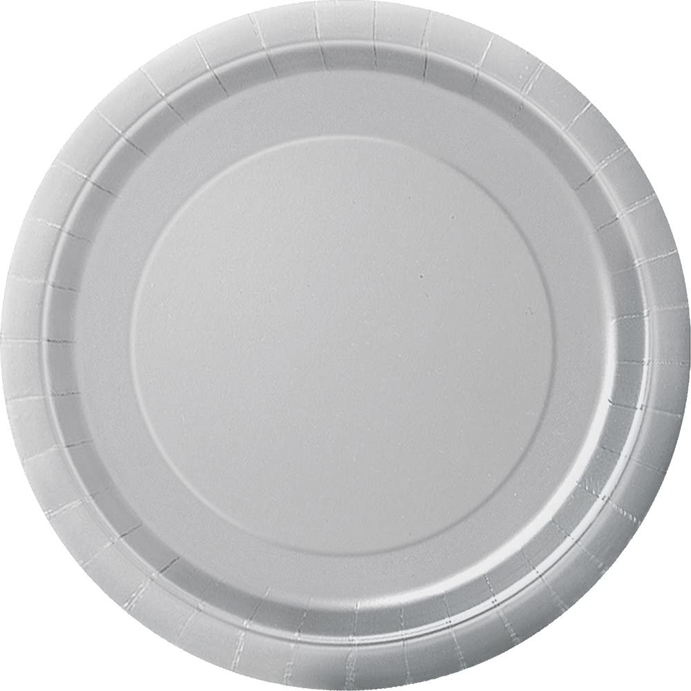Paper Plates 9" - Silver