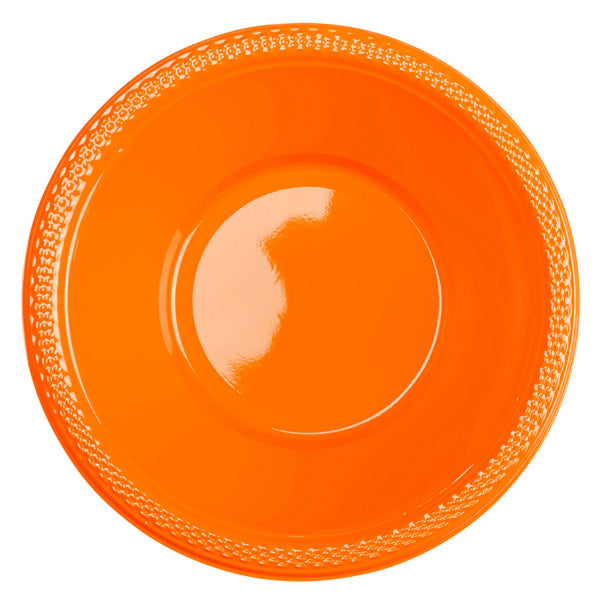Plastic Bowls - Orange Peel