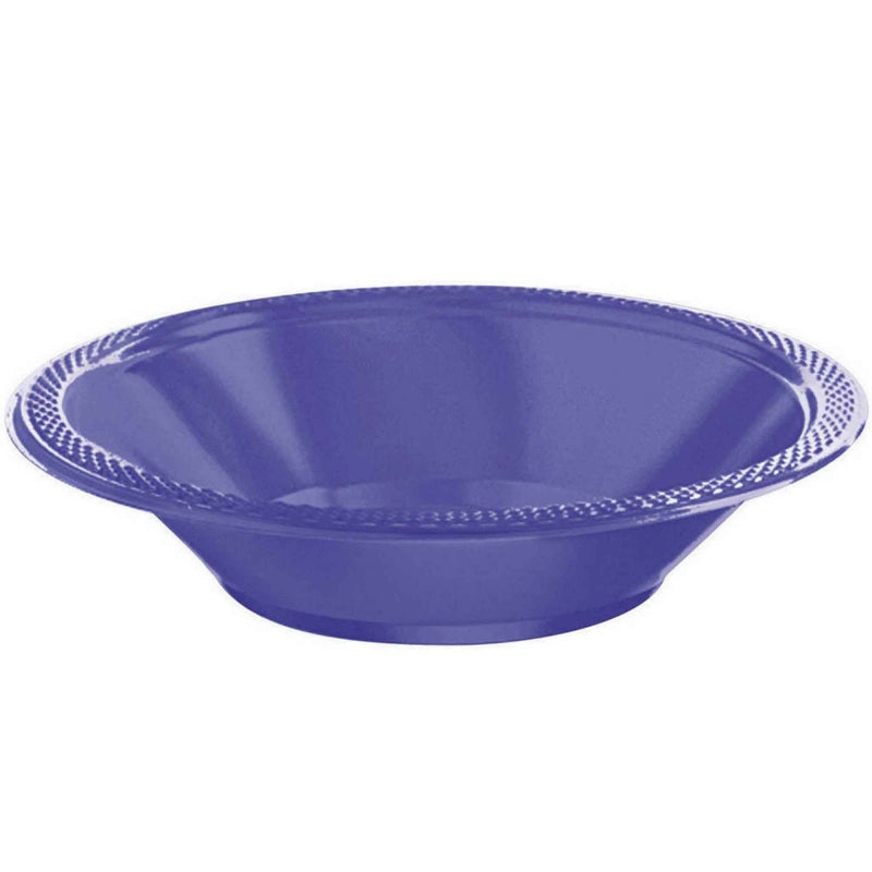 Plastic Bowls - Bright Purple